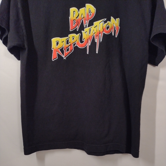 WWE Authentic - " Bad Reputation" Rowdy Rhonda Rousey Black T-shirt Youth Large - Picture 2 of 8